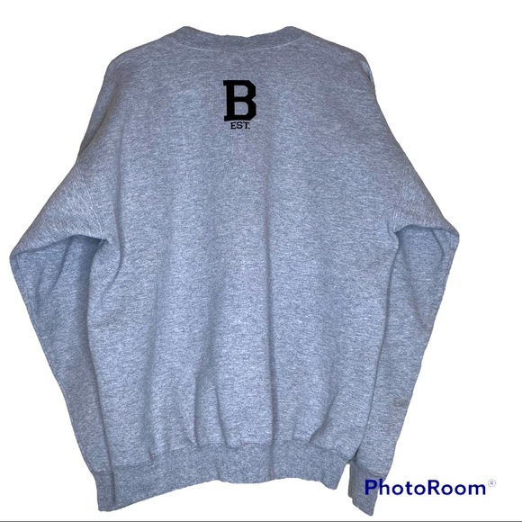 Breezy Excursion Men’s Grey Masters Crewneck Sweatshirt Size Large - Picture 3 of 7